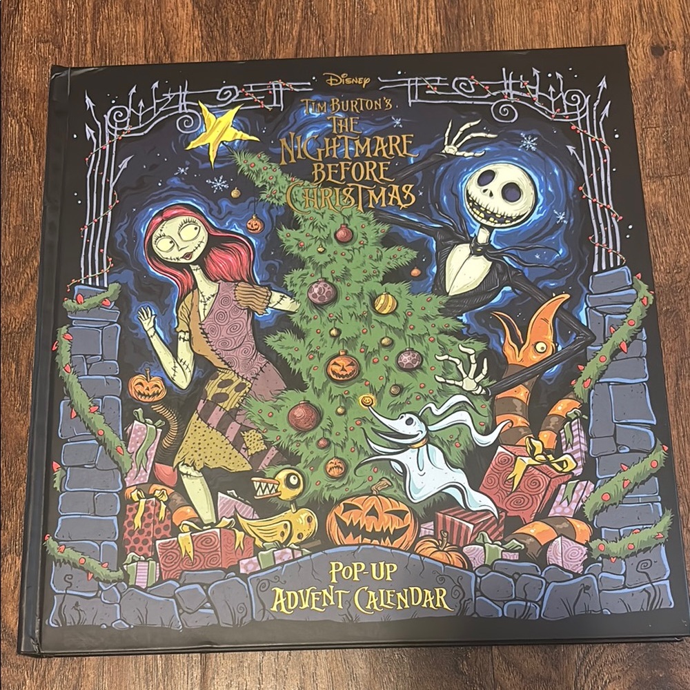 Disney The Nightmare Before Christmas Pop-Up Calendar - Black, Blue, Green
